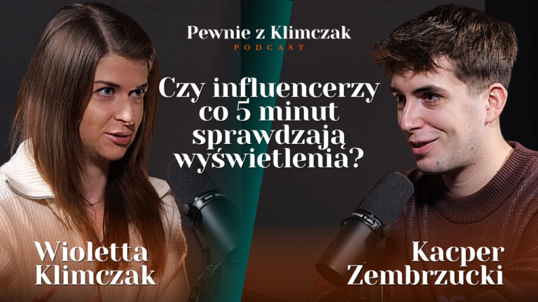 Okładka odcinka podcastu o pewności siebie "Pewnie z Klimczak" z ZetKacper