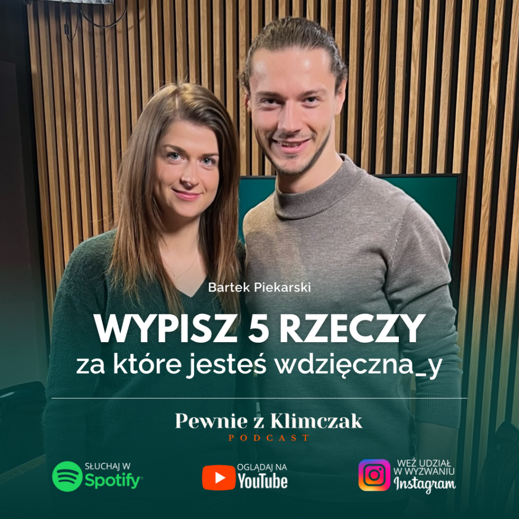 Wyzwanie Bartek Piekarski - 5 rzeczy za które jestem wdzięczna